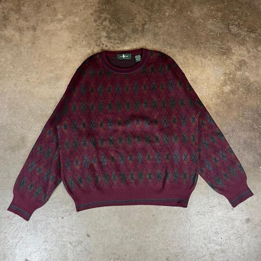 Vintage 90s hunt club sweater Size men's large